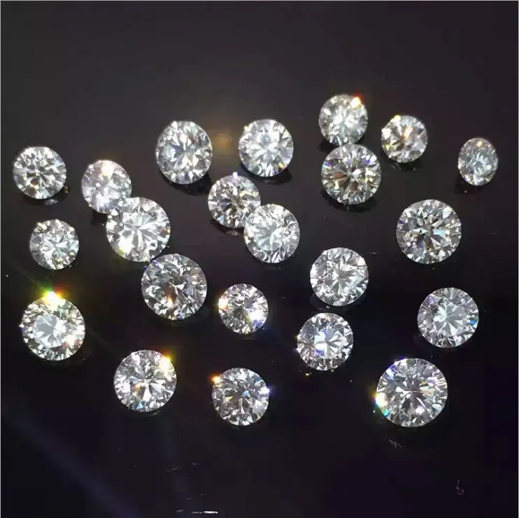 SGARIT elmas takı fabrika toptan toplu elmas için özel takı VS G-H 2mm doğal gevşek elmas