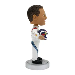 Bobble Head Maker Handmade Bobbleheads Racing Driver Character Bobblehead