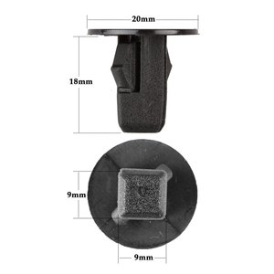 Clip de sujeción de plástico y nailon de 20 mm de diámetro para revestimiento de guardabarros, maletero, techo y manija de puerta, marca Winning Journey - Product Image 1