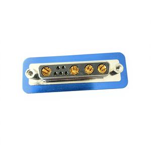 混合布局 D-SUB 9W4 混合布局，带 4 个电源触点和 5 个 5A 触点真空密封馈线接头 - Product Image 1