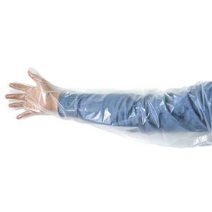 Gants vétérinaires longs en LDPE d'<span class=keywords><strong>insémination</strong></span> artificielle de ferme bovine porcine épaissie pour bovins chevaux moutons et taureaux - Product Image 1