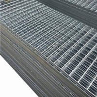 Grille de sol en acier galvanisé à prix direct usine, grille de circulation robuste en métal, barre de support dentée, soudée, ASTM AISI JIS