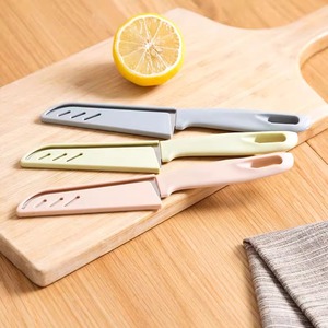 Rama Candy Color Fruit Knife With Sheath 19 In Stainless Steel Multi Functional Household Cutter Peeler Small Knife - Product Image 1