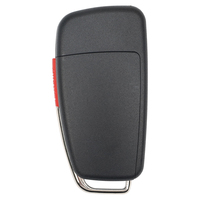 Coque de clé MS 4Botton être adapté pour a3 a4 a6 a8 TT Q7 S6 rc clé de voiture intelligente télécommande fob voiture Bkank clé transpondeur sans clé