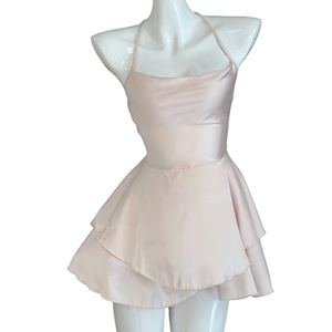 white christmas dresses Cute Sheath Cowl Neck Silk Satin Short Homecoming Dresses AB082709 main image 0