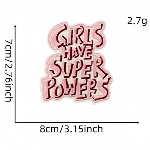 Parche Bordado Termoadhesivo Personalizado con Diseño de Letras del Alfabeto 'Take It Easy', Tamaño Pequeño, Forma Irregular, para Ropa - Product Image 4