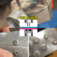 Outil de rivetage TOX, machine à riveter en aluminium, riveteuse pneumatique, presse à riveter, machine à riveter auto-perforante et auto-sertissante