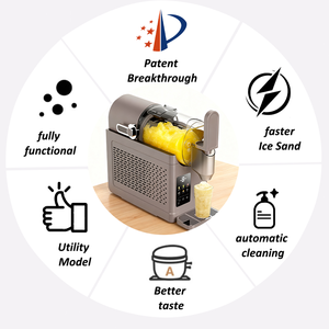 Tự động uống slushie máy cho hộ gia đình nước trái cây đông lạnh sữa margaritas 6 chương trình cài sẵn tự làm sạch 1.5L 200W - Product Image 2