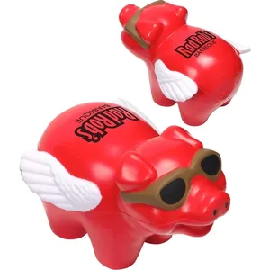 Promo Flying Pig PU Stress abbau/Stress ball/Stress spielzeug