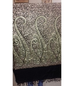 Luxury Embroidered Digital Print Viscose Shawl Long Fringe Traditional Winter Scarf Soft Warm Breathable Durable Elegant Fashion - Product Image 1