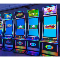 Machine de Jeu Verticale la Plus Populaire aux États-Unis avec Écran Tactile Incurvé de 43 Pouces, Carte Ultimate Firelink et Structure en Bois pour Salle de Jeu