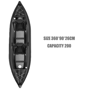 Kayak Inflable de Pesca de PVC de 0.9mm, Económico, Hecho en China, Modelo 360 en Venta, Kayak Inflable con Pedales TK-2, Económico, Hecho en China, 0.9mm PVC - Product Image 2