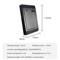 Impermeable 13,56 Mhz IC Proximidad Control de acceso al aire libre Lector sin contacto Wiegand26/34 Control DE ACCESO Lectores de tarjetas RFID