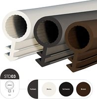 Joint d'étanchéité en TPE imperméable pour portes et fenêtres en aluminium avec rainure en T, service de découpe sur mesure