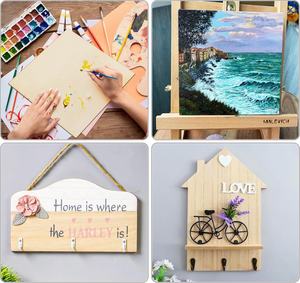 Fogli di Compensato di Tiglio 300x300x3mm Pannelli Quadrati in Legno Grezzo per Incisione, Artigianato in Legno, Scatole e Insegne da Parete 3mm - Product Image 5