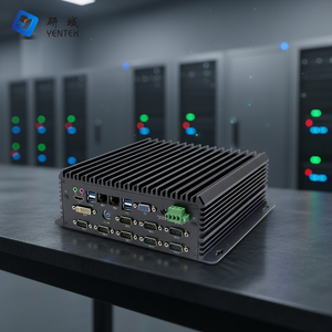 PC industriel sans ventilateur embarqué Intel J1900 J6412 4-10e génération <span class=keywords><strong>I3</strong></span> I5 I7 2 DDR4 32 Go MSATA HD VGA DVI 2 LAN 10 RS232 DB9 COM SIM - Product Image 1