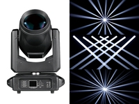 Pour mariage Disco Club DJ faisceau MINI 300W scène tête mobile faisceau lumière 280 tête mobile effet arc-en-ciel avec Mode de contrôle DMX512
