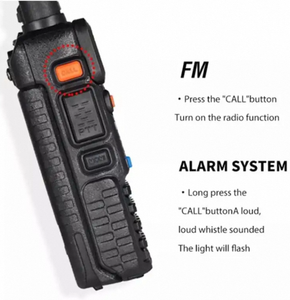 CE UV5RデュアルバンドVHF UHFラジオオリジナルUV-5Rトランシーバー5W長距離トークレンジ3-5km - Product Image 5