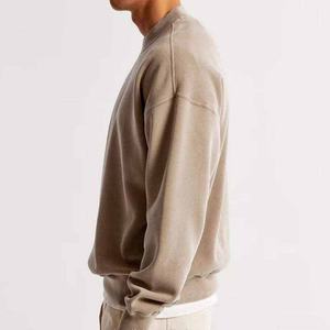 Sweat-shirt en molleton français OEM, logo personnalisé, pull à capuche pour homme, sweat-shirt à épaules tombantes, sweat-shirt pour homme - Product Image 1