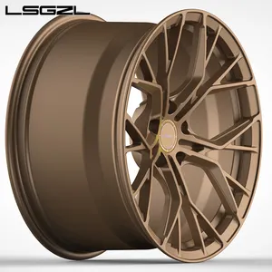 Custom Forged Car Alloy Wheel Rims 5x120 5x114.3 5x112 5x127 For Mercedes Tesla BMW Deep Concave Wheel