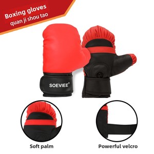Sac de sable de boxe à pédale pour enfants personnalisé <span class=keywords><strong>avec</strong></span> <span class=keywords><strong>gants</strong></span> de boxe balles de vitesse réflexes sac de boxe pour enfants - Product Image 3