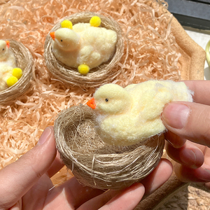 Custom Cute Easter Mini Duck Mini Easter Decoration Yellow Newborn Decoration Mochi Chicken <b>Squishy</b> Stress Relieve Duck Toy - Product Image 1