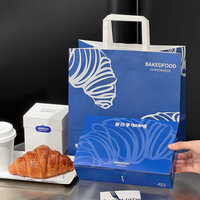 Boîte à dessert à emporter au design personnalisé boîtes d'emballage recyclables et pliables en papier d'impression pour croissants