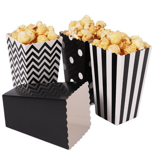 Boîte à popcorn rigide biodégradable et écologique à usage unique avec design conique à bord festonné pour poulet rôti, frites et bonbons - Product Image 6