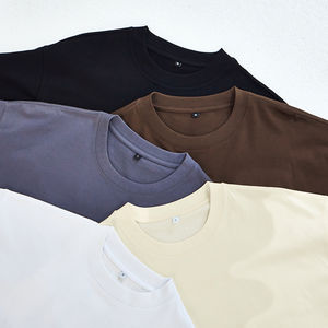 TKAN 78 Wholesale Classic Oversized Heavy Weight 100% Cotton <b>T</b>-<b>Shirt</b> Unisex Graphic Design with Short Sleeve O-Neck Men <b>Women</b> - Product Image 1