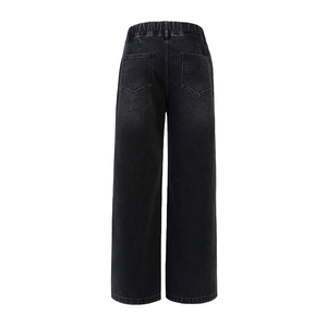 <span class=keywords><strong>Jeans</strong></span> a <span class=keywords><strong>Vita</strong></span> Alta <span class=keywords><strong>con</strong></span> <span class=keywords><strong>Elastico</strong></span> <span class=keywords><strong>in</strong></span> <span class=keywords><strong>Vita</strong></span> e Gamba Larga per <span class=keywords><strong>Donna</strong></span> - Product Image 4