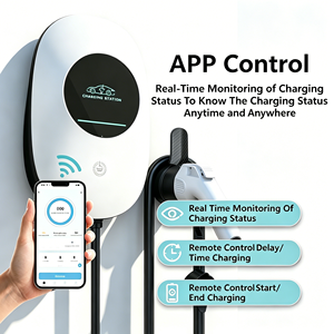 สถานีชาร์จรถยนต์ไฟฟ้าแบบติดผนัง 7kW AC Smart EV Wallbox Type 2 สำหรับใช้ในบ้าน พร้อมระบบควบคุมผ่านแอพ WiFi, RFID และ OCPP มาตรฐาน IP65 ได้รับการรับรอง CE และ FCC รองรับ OEM รับประกันโดยตรง 18 เดือน - Product Image 4