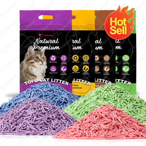 OEM ODM Factory Großhandel Instant Clumping Super Absorbent Staub arm Biologisch abbaubarer Tofu Katzenstreu sand - Product Image 1