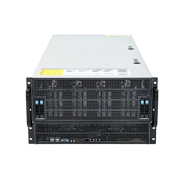 Asrockrack 4.0/5.0 8-Card 6U GPU Server Chassis With Multiple RTX 4090 for Gaming & Artificial Intelligence Computer Cases