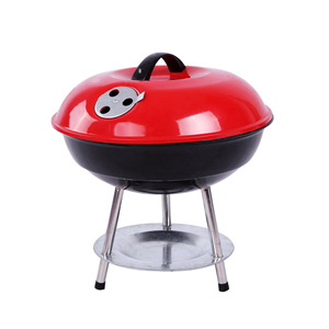 14 Inch Portable Charcoal <strong>Grill</strong> with 3 Point Locking Lid and Dual Venting System for Camping Backyard <strong>Boat</strong> Outdoor BBQ - Product Image 1