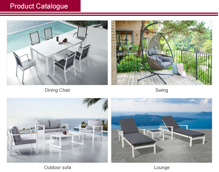 Indoor Outdoor Garden Balcony Hanging Swing Chair Patio Rattan Wicker Two Sets Swing Chair