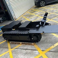 Châssis à chenilles robuste de 2 tonnes, train de roulement en acier personnalisé pour robot de construction, plateforme de machine à projeter du béton