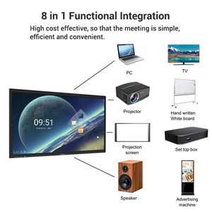 شاشة لمس رقمية تفاعلية ZDHQ بدقة 4K مقاس 65/75/86/98 بوصة تعمل بالأشعة تحت الحمراء لنظام ويندوز للفصول الدراسية والمؤتمرات - Product Image 2