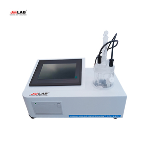 JMLAB OEM Analyseur <span class=keywords><strong>d</strong></span>'<span class=keywords><strong>humidité</strong></span> par trace entièrement automatique, <span class=keywords><strong>testeur</strong></span> de teneur en eau dans l'huile lubrifiante Karl Fischer à écran tactile pour laboratoire - Product Image 1