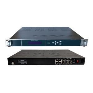 32 <span class=keywords><strong>1</strong></span> IP <span class=keywords><strong>DVBT</strong></span>/isdbt/ATSC RF kỹ thuật số modulator 6M băng thông 2K/4K/8K truyền web quản lý cho khách sạn đồng trục RF headend - Product Image 5