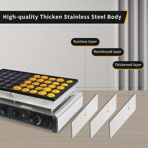 Commercial Use 1800W Mini <strong>Poffertjes</strong> &amp; Pancakes Maker Nonstick 220V 50 Holes Electric Cake <strong>Machine</strong> - Product Image 6