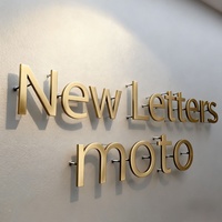 Letrero personalizado diseño logo signo 3D carta pared signo Interior Oficina señalización interior