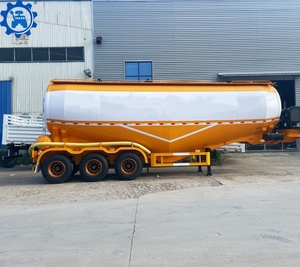 รถกึ่งพ่วงถังผงเหล็กขนาดใหญ่รถขนพิเศษ - Product Image 6