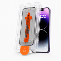 Protection d'écran anti-espion en verre pour iPhone 16 14 11 12 13 15 Pro Max 7 8 Plus Mini X Xr Xs, installation sans poussière
