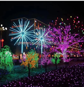 Đèn LED ngoài trời cỡ lớn hình pháo hoa Giáng sinh thông minh, làm phông nền sân khấu đám cưới, trang trí ánh sáng họa tiết Giáng sinh - Product Image 3