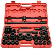 Clés à douilles résistantes pour camions, outils de 26 pièces, jeu de douilles de 3/4 pouces