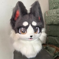 Privé personnalisé cosplay carnaval fête costume chapeaux Hirasryu Nosuke renard masque Anime spectacle cosplay mignon anime animal chapeaux