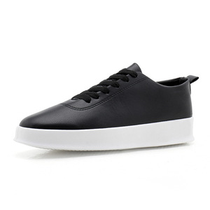 Zapatos Planos de Skate para Hombre, Blancos, Estilo Casual, Ligeros, Básicos, para Uso Diario, Calzado Deportivo Plano - Product Image 2