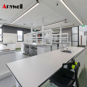 Bền Laminate phòng thí nghiệm bàn làm việc với kháng hóa chất, nha khoa phòng thí nghiệm đồ nội thất phòng thí nghiệm đảo thiết kế - Product Image 3
