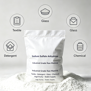 <span class=keywords><strong>Sulfate</strong></span> <span class=keywords><strong>de</strong></span> sodium <span class=keywords><strong>anhydre</strong></span> 99% min, poudre blanche, vente directe d'usine, qualité industrielle - Product Image 4