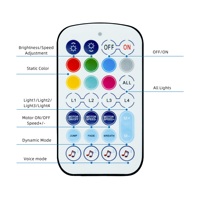Kit d'éclairage LED à fibres optiques APP 36W 4 ports RGBW Twinkle Starlight pour plafond de voiture et décoration intérieure, indice de protection IP44, intensité réglable, puissance maximale. Fibres